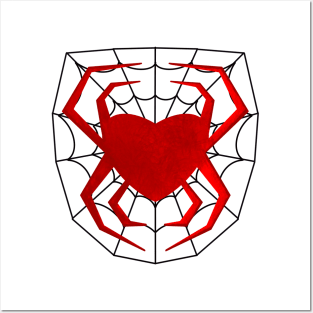 Spider Heart Posters and Art